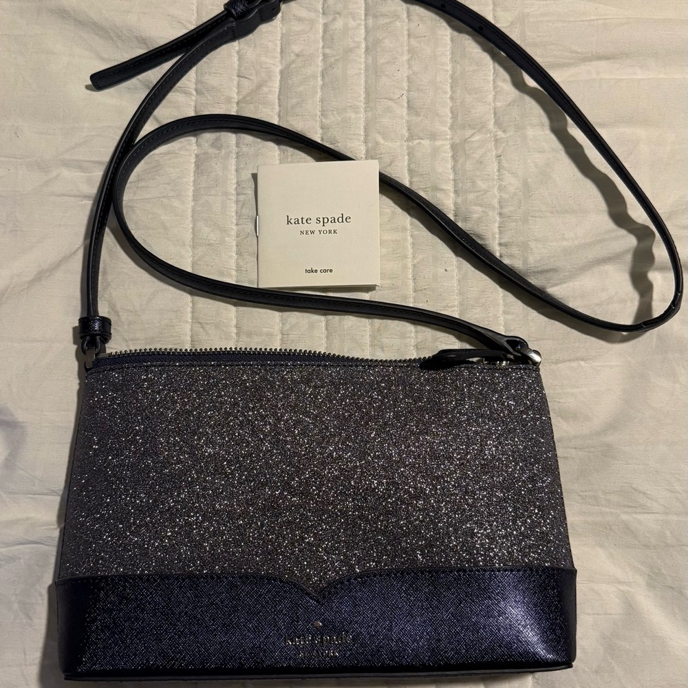 Kate Spade Sparkling Navy Blue Crossbody Bag